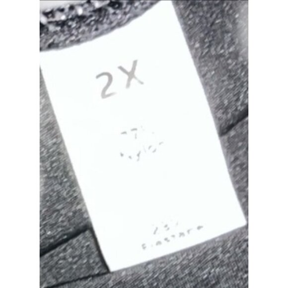 Halara SoftlyZero Flare Tennis Skirt Sz 2XL Black Crossover 2-in-1 Side Pocket C - Picture 8 of 16